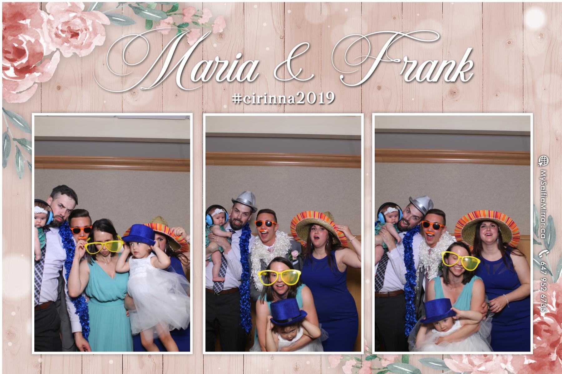 Wedding of Frank and Maria  | View more photos from the event at gallery.myselfiemirror.ca/u/romanmyselfiemirrorca/Wedding-of-Frank-and-Maria